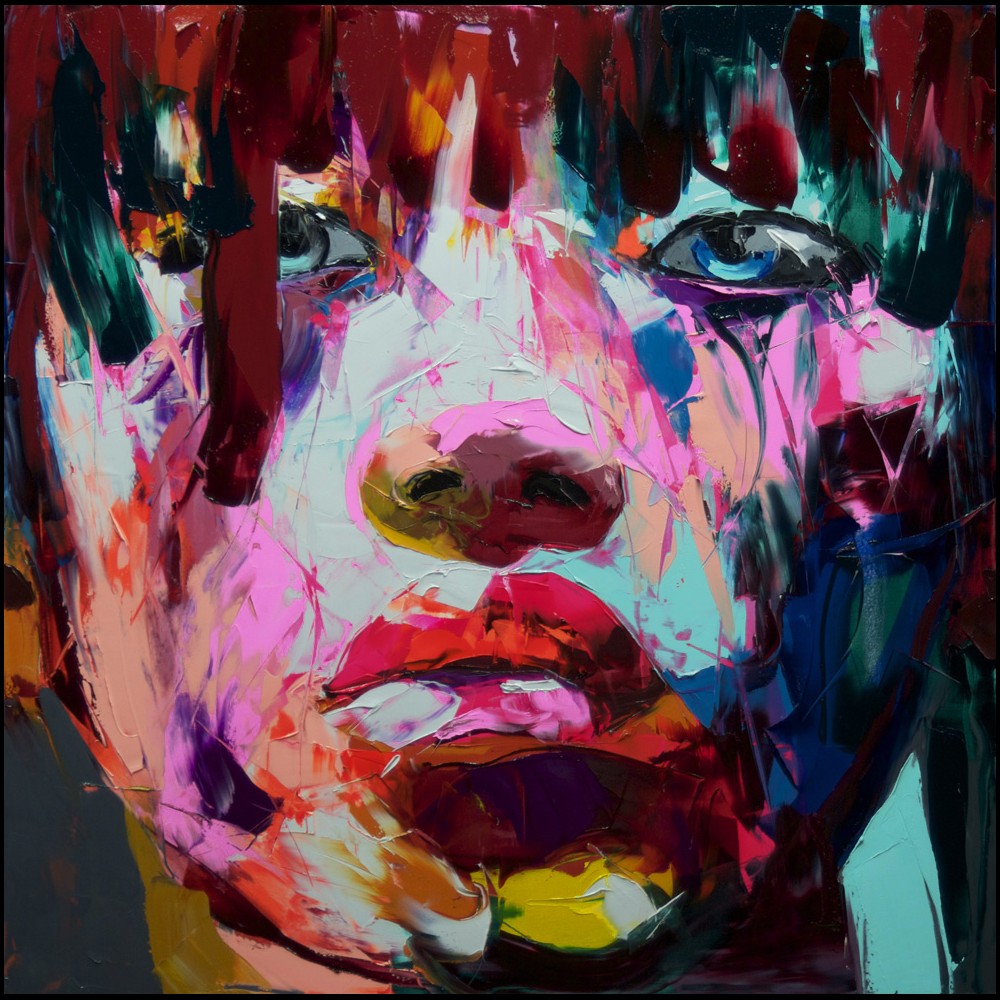 Francoise Nielly Portrait Palette Painting Expression Face131